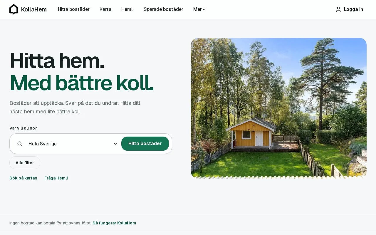 Skærmbillede af kollahem.se